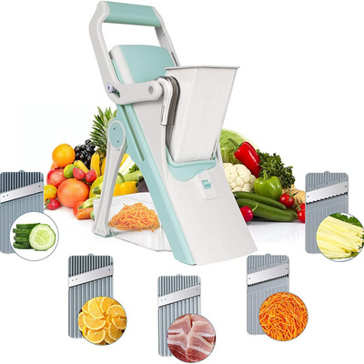 Adjustable Safe Mandoline Slicer Veggie Dicer Julienne French Fry Potato Cutter Food cutter for French Fries Potato