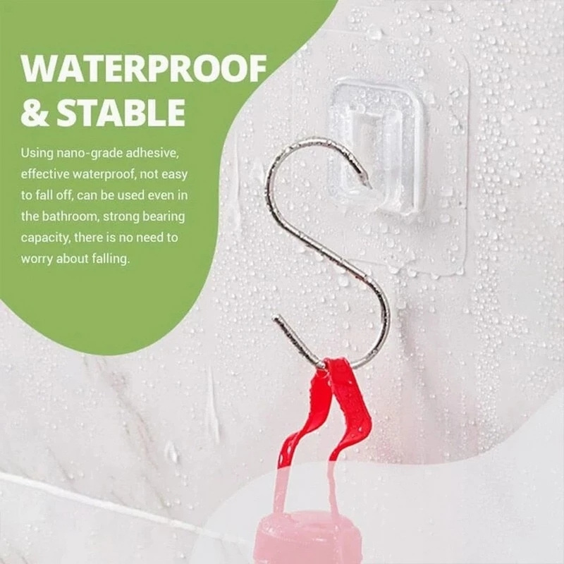 Wholesale Adhesive Hanger Strong Transparent Hooks Kitchen Bathroom Suction Cup Sucker Wall Storage Holder Wall Hooks