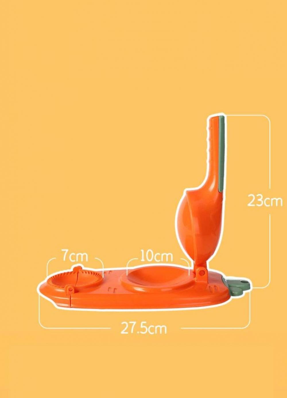 Dough Pressing Tool Set DIY Dumpling Maker Mould Manual Press Dumpling Crust Tool Dumpling Wrapper Maker 2 in 1 Color Box 1 Pcs