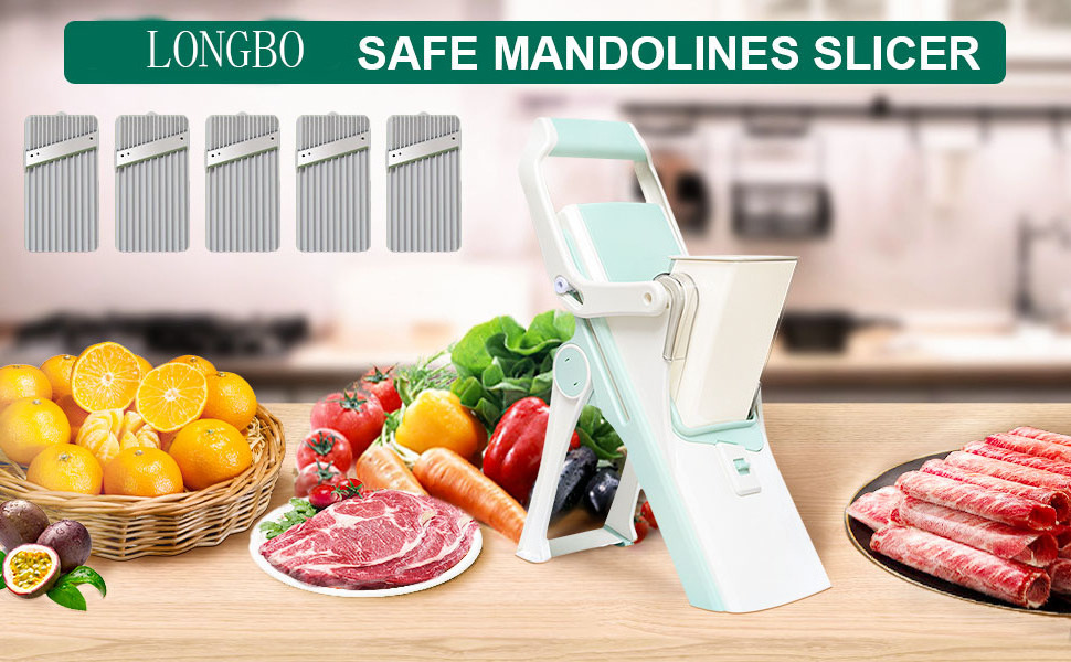 Adjustable Safe Mandoline Slicer Veggie Dicer Julienne French Fry Potato Cutter Food cutter for French Fries Potato