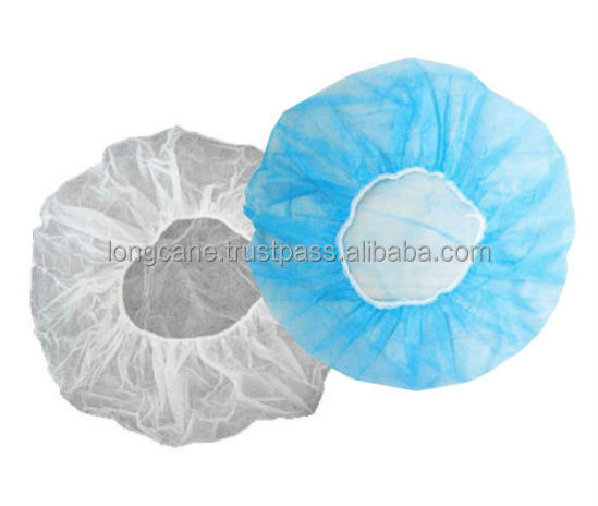 Ready Stock Non Woven Disposable Bouffant Cap | Head Protection Cap / Clip Cap (Single-Use)