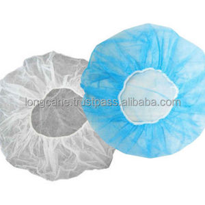 Ready Stock Non Woven Disposable Bouffant Cap | Head Protection Cap / Clip Cap (Single-Use)