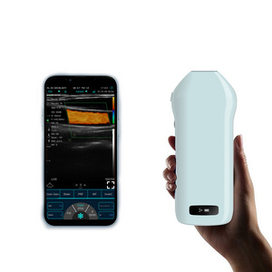 Handheld high frequency linear color doppler ultrasound probe for vascular