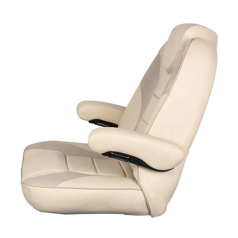 Marine Boat Captain Seat Deluxe Yacht RV Adjustable Captain Chair Boat Fold Up Seat With High Performance