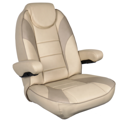 Marine Boat Captain Seat Deluxe Yacht RV Adjustable Captain Chair Boat Fold Up Seat With High Performance