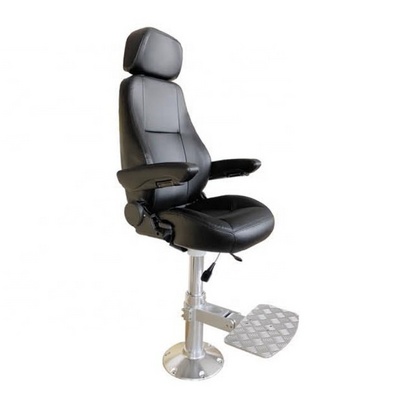 Marine boat seat customize yacht driving chair pilot chair marine boat captains chair seat with boat seat ped