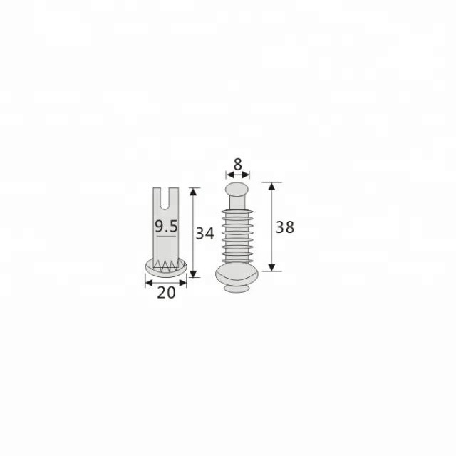 40mm caster 50mm nylon furniture castor suitcase caster wheels 2 inch caster from Guangzhou hardware suppliers