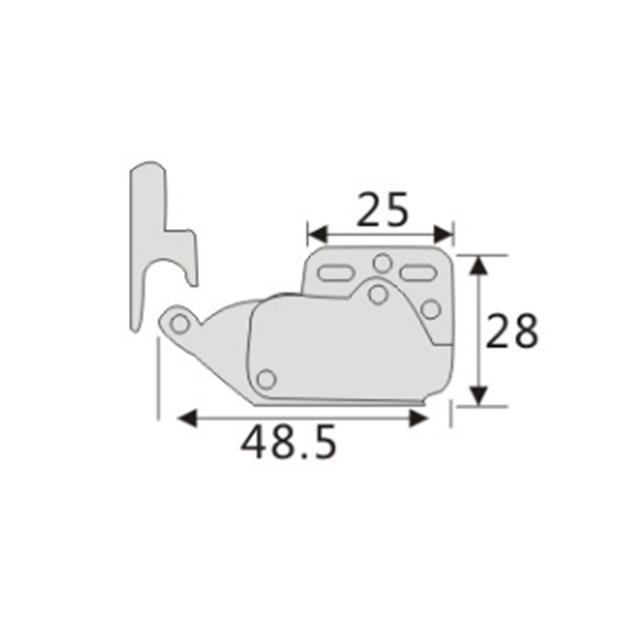 NEW ONE TOUCH MINI REPLACEMENT MAGNETIC CABINET CUPBOARD DOOR CATCH LATCH