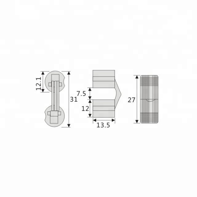 14mm Zinc alloy Hinge Invisible Hinge Concealed Hinge for jewellery box