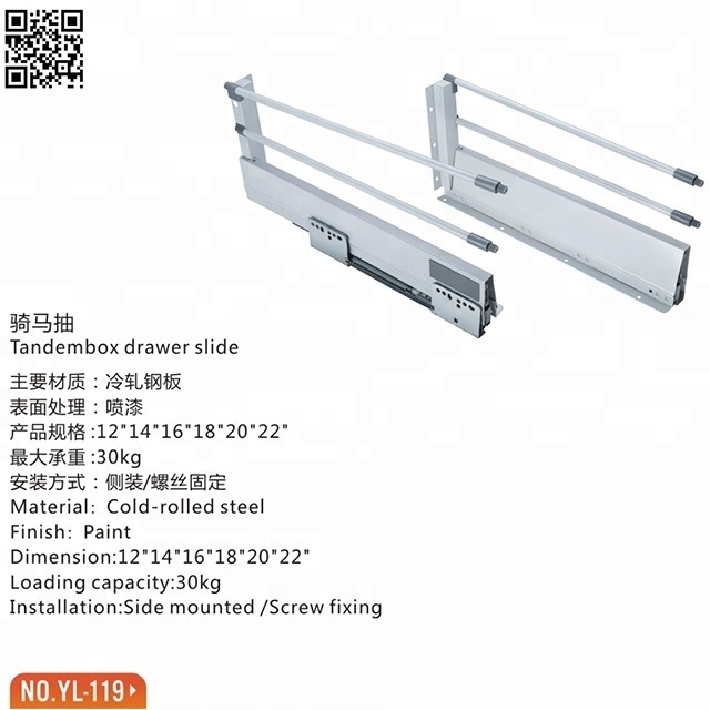 undermount kitchen cabinet drawer slide parts