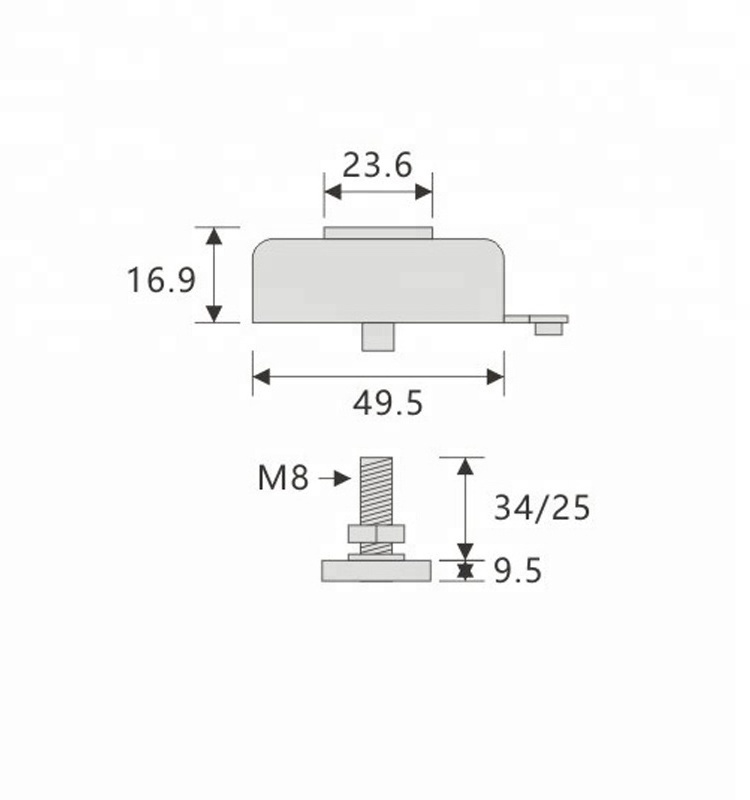 plastic screw leveling feet screw table glides