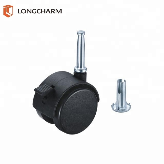 40mm caster 50mm nylon furniture castor suitcase caster wheels 2 inch caster from Guangzhou hardware suppliers