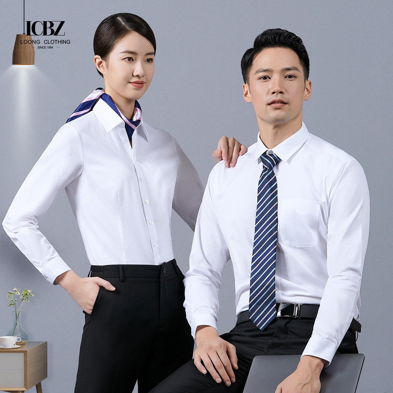 Polyester Spandex Men Cotton Formal White French Cuffs Button Down Full Sleeve Short Long Dress Shirts for Gents