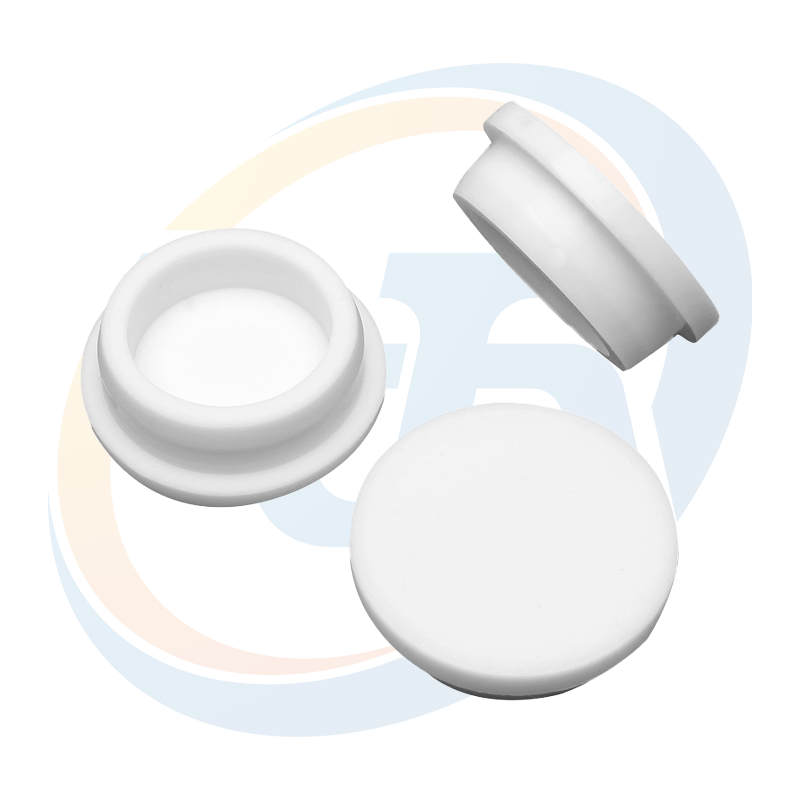 LongCheng made in China Custom white silicone stopper 6mm grommet rubber plugs for hole