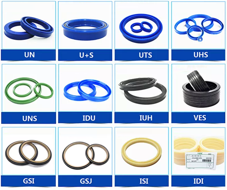 LongCheng Hot selling  Hydraulic Cylinder Polyurethane Hydraulic Seal PU ODU Piston Seal IDU DU Oil Seal