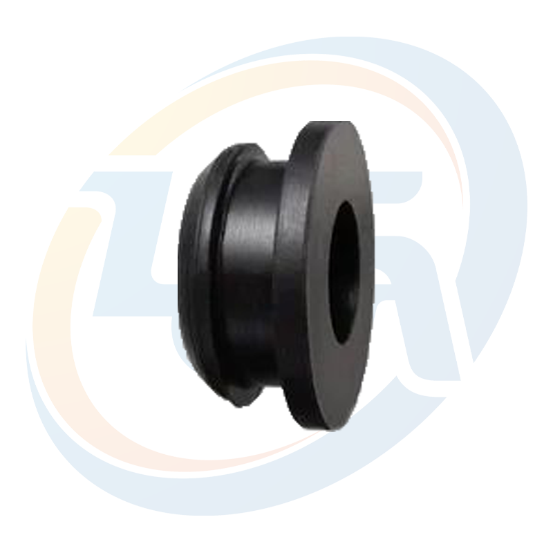 LongCheng High Quality Custom Made square silicone rubber grommet black rubber cable silicone rubber grommet