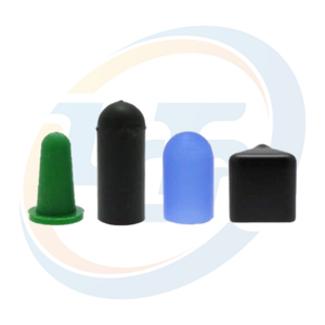 LongCheng Non-standard customization 1mm silicone rubber tube end caps  rubber end caps for square tubing