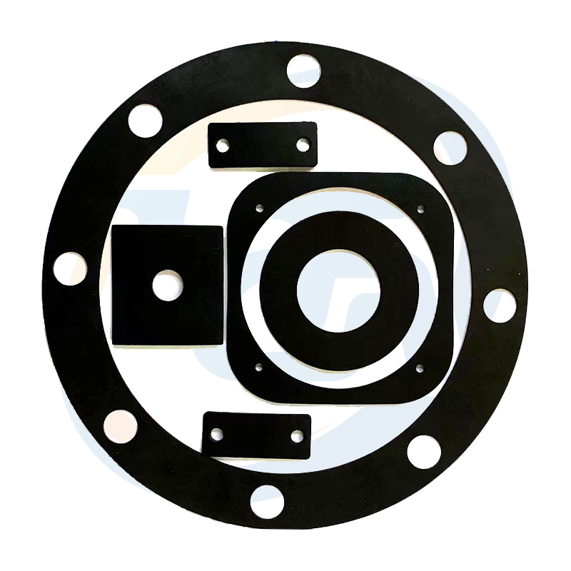 Non-standard customization EPDM rubber gasket flange sealing gasket with bolt holes