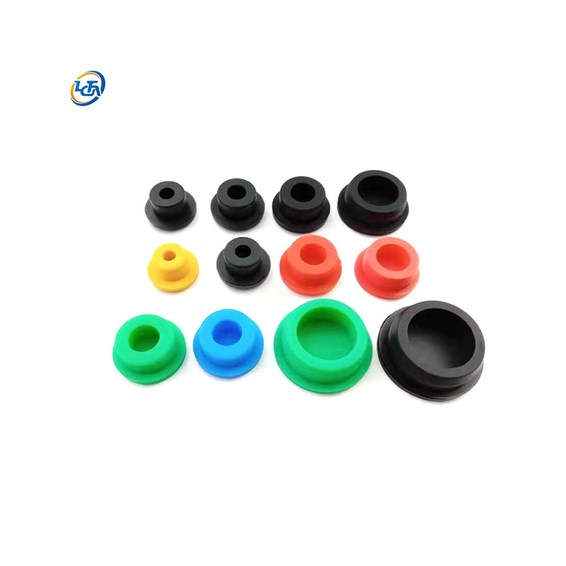 Free sample factory supply Heat/UV resistant rubber part custom NBR FKM EPDM silicone rubber seal grommet