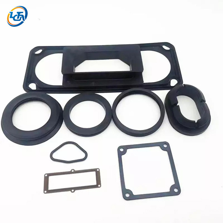 Custom Molded Heat Resistant Flat Rubber Gasket Seals NBR EPDM FKM Silicone Rubber Gasket