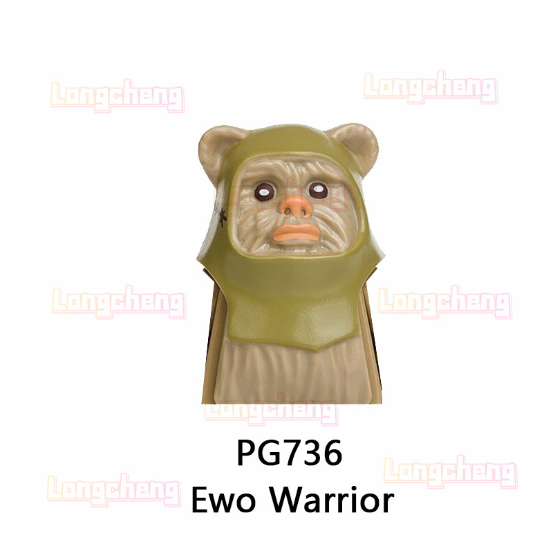 PG8067 Ewoks The Battle for Endor Space Wars Movie Block Figure Ewok Warrior Wicket Gamorrean Logray Building Block Figure Toy