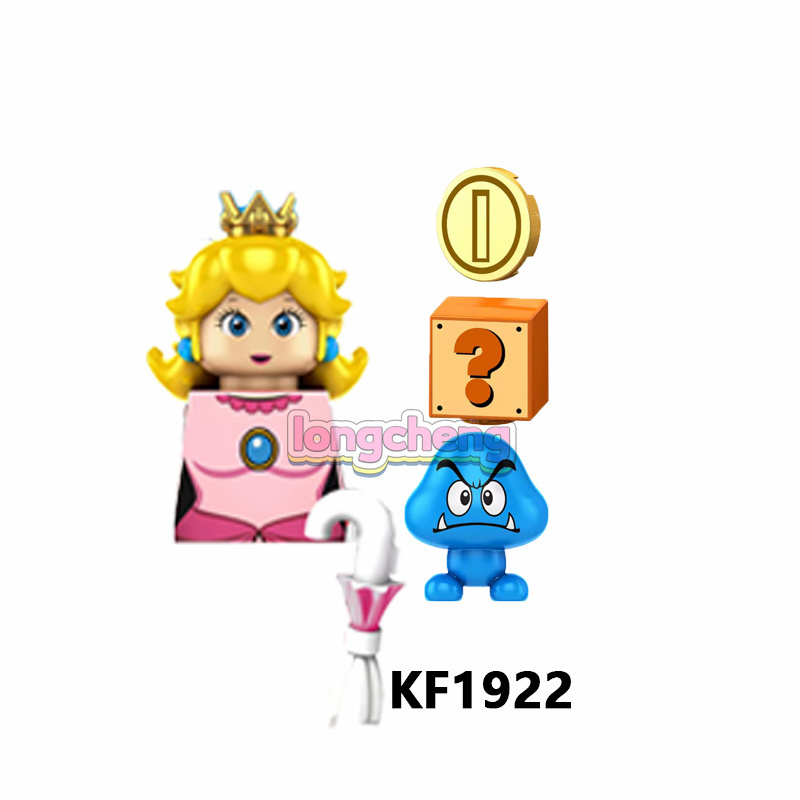 KDL815 KF6186 Hot Super Bros ABS MOC Bricks Mario Inopio Wario Lluigi Koopa Building Block sets Educational Toys for Kids