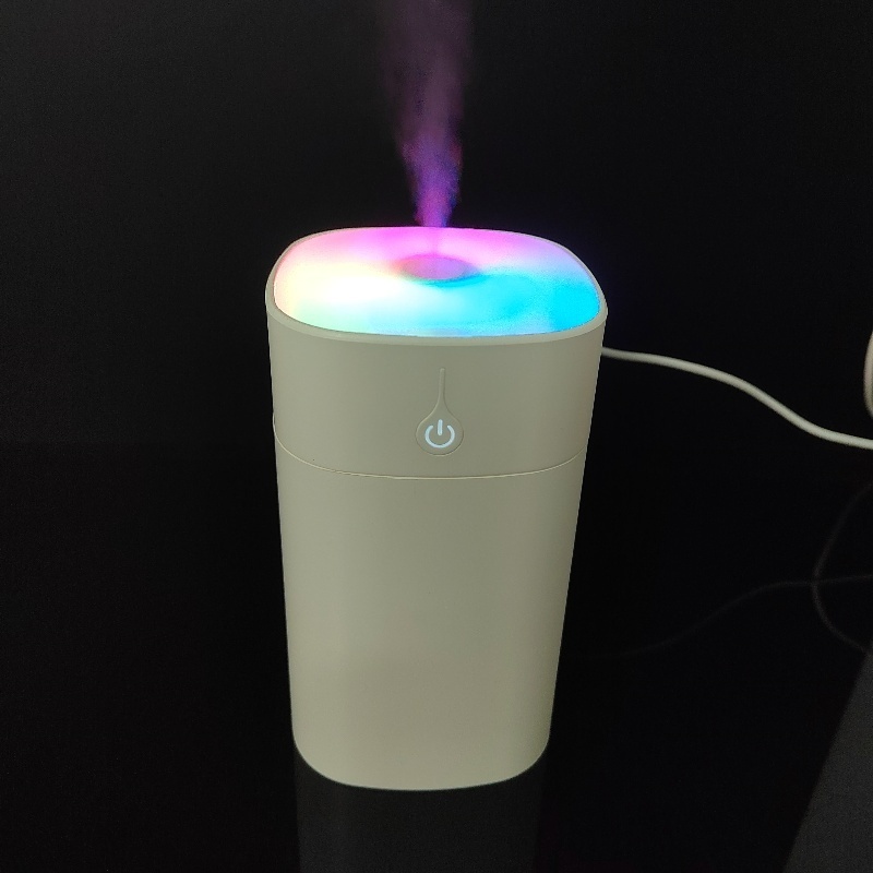 Colorful Mini Portable Ultrasonic Humidifier with LED Light Household Car Air Freshener 1-Year Warranty