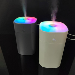 Colorful Mini Portable Ultrasonic Humidifier with LED Light Household Car Air Freshener 1-Year Warranty