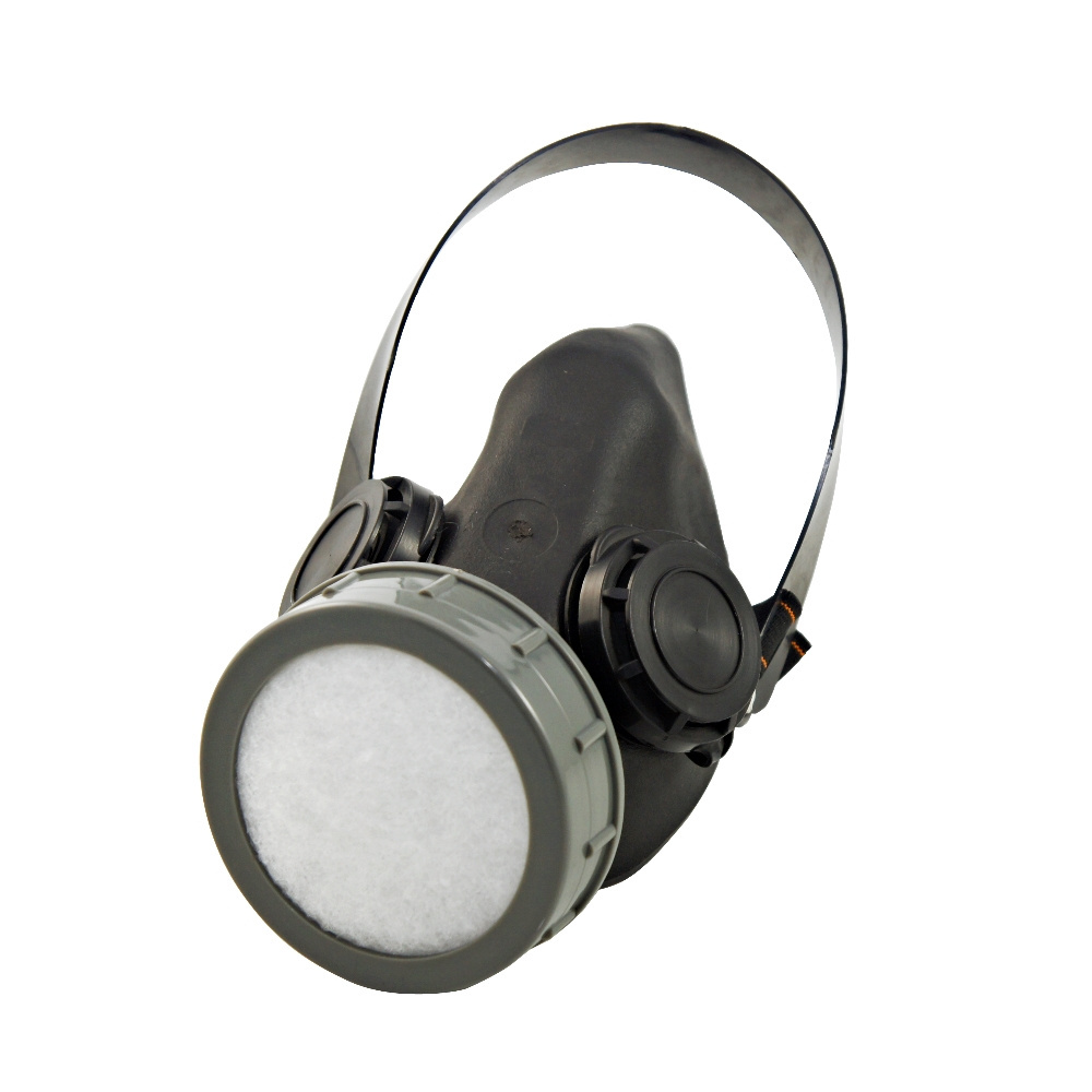 Half face single cartridge chemical respirator