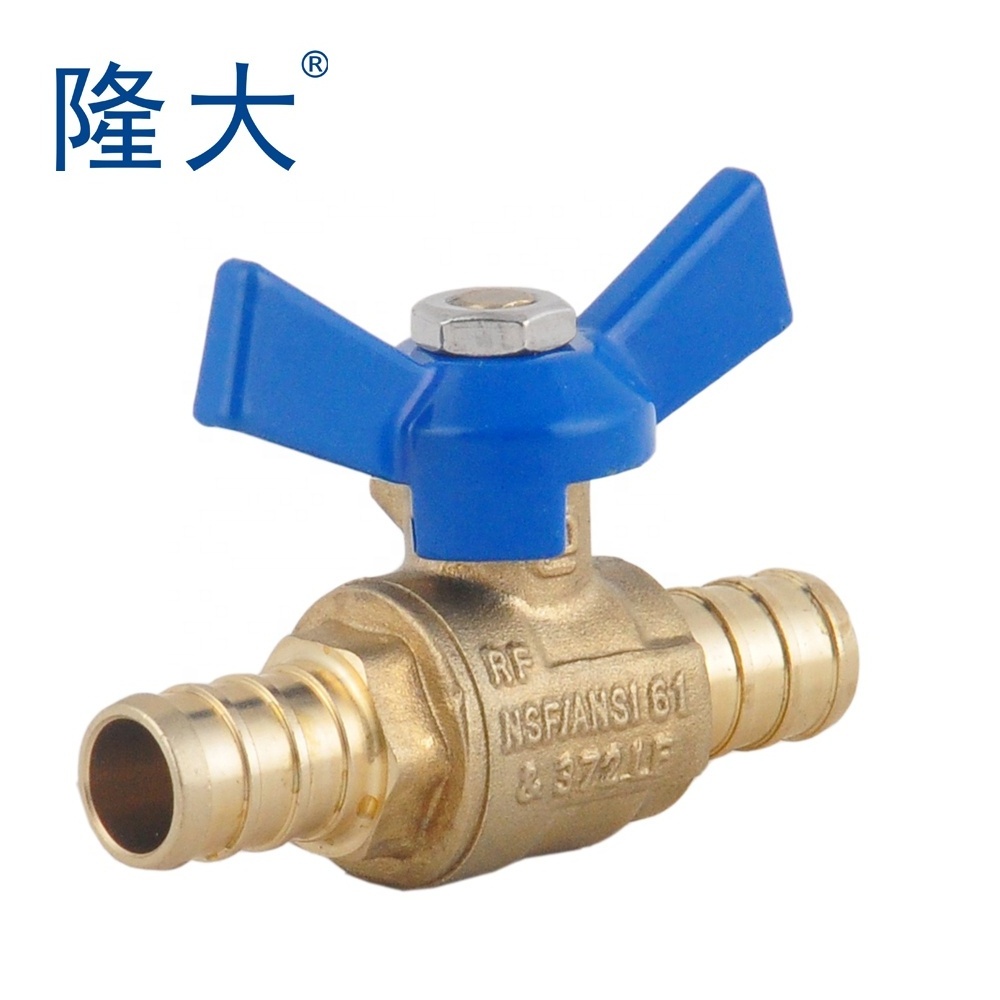 Lead Free Brass Pex Ball Valve with CUPC certified for Drinking Water