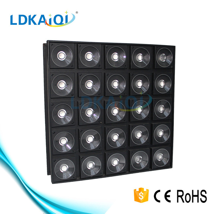 professional 5x5 25*30W RGB 3 in 1 led blinder matrix light stage audience background light for Night club decoration