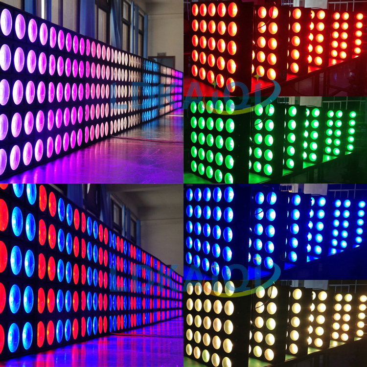 professional 5x5 25*30W RGB 3 in 1 led blinder matrix light stage audience background light for Night club decoration