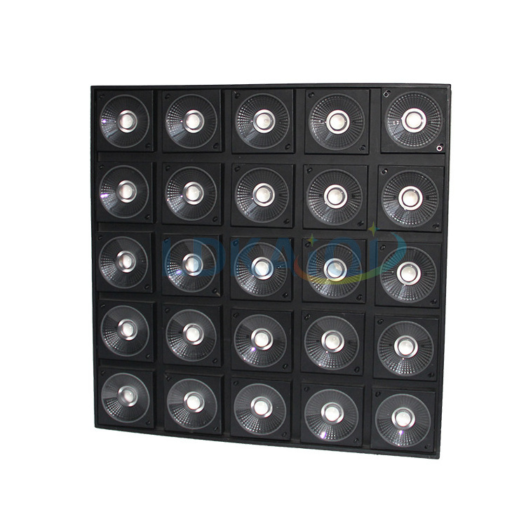 professional 5x5 25*30W RGB 3 in 1 led blinder matrix light stage audience background light for Night club decoration