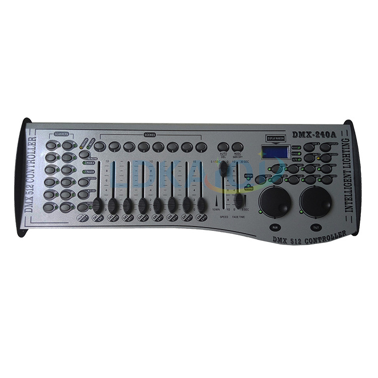 Hot selling product of 2019 light console dj equipment 240CH DMX DJ lighting desk controller wedding stage  Console Operator