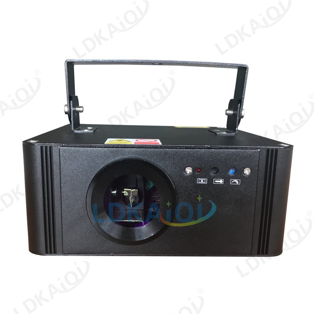 Professional DJ/Disco laser lighting single beam green color 1W RGB laser light