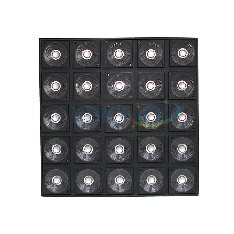 professional 5x5 25*30W RGB 3 in 1 led blinder matrix light stage audience background light for Night club decoration