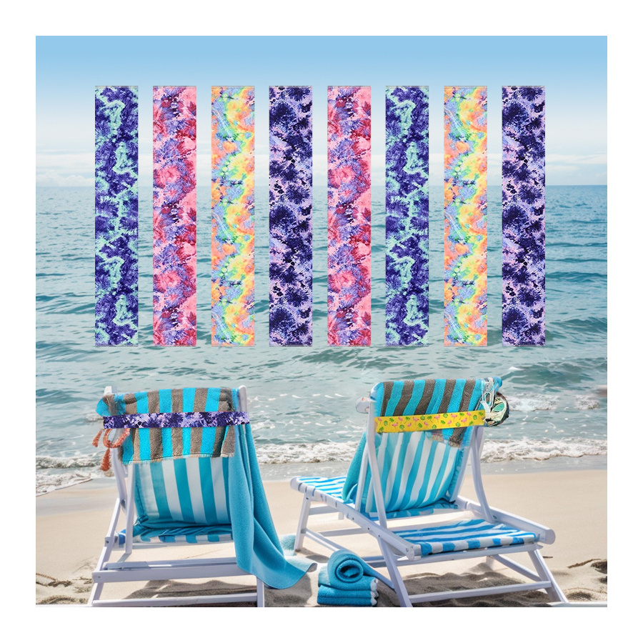 High Quality Beach Towel Clips Bands Durable Windproof Towel Holder Elastic Windproof Cruise Bands for Towels