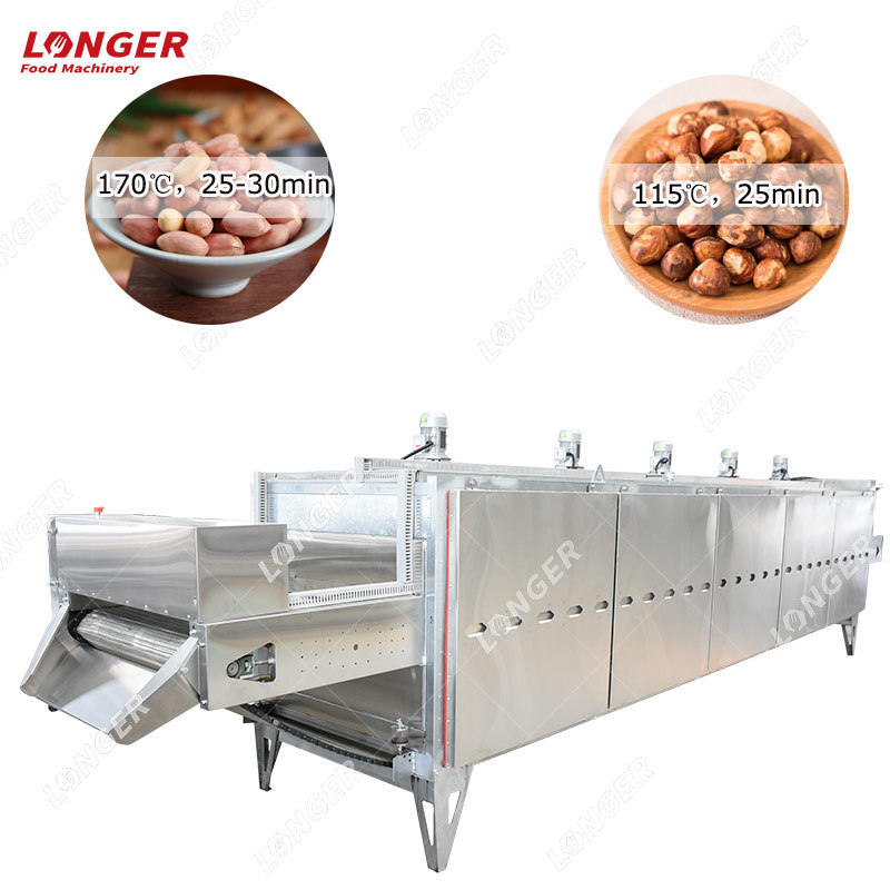 Gas And Electric India Nuts Peanuts Roaster Hazelnut Nut Roasting Machine