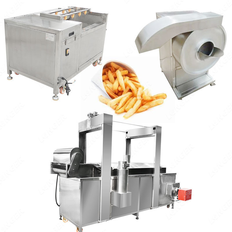 Factory Price Small Scale French Fries Frozen Potato Flakes Production Line Sweet Potato Chips Making Machine