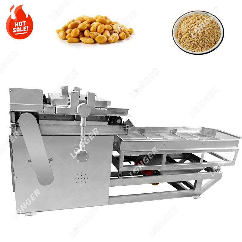 Electric Automatic Electric Almond Chopping Groundnut Cocoa Bean Crushing Peanut Cutter Soybean Cutting Cashew Herb Nut Cutter