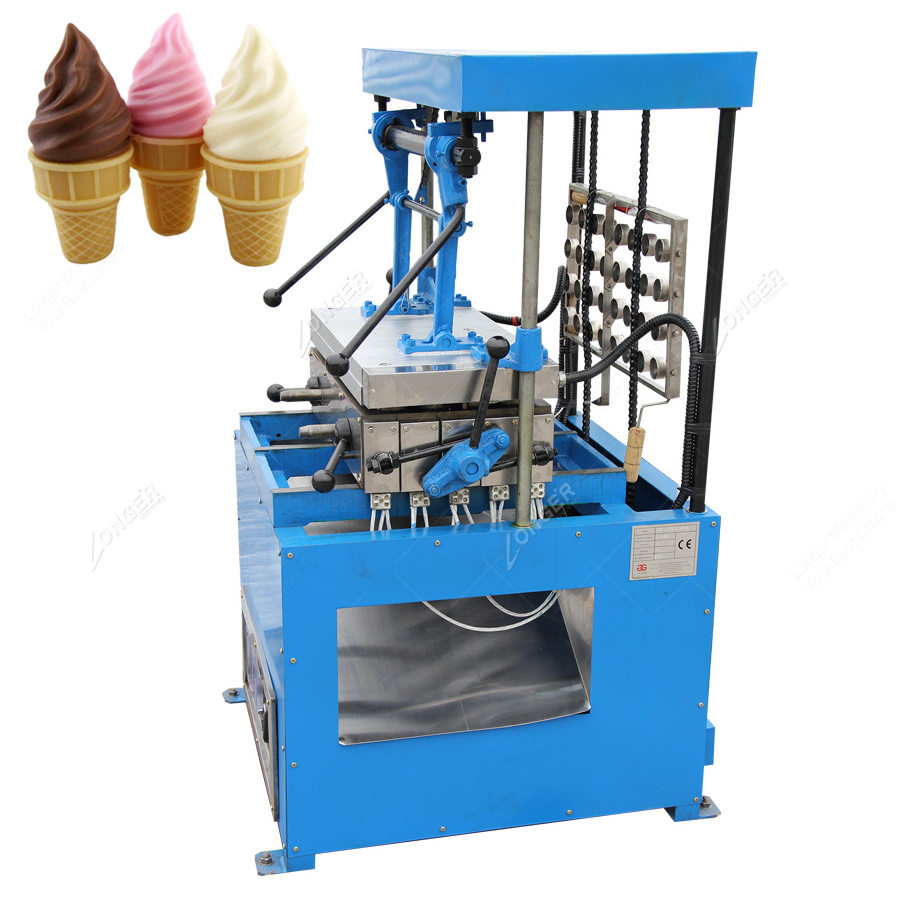 Semi Automatic 32 Molds Wafer Ice Cream Cone Making Machine price