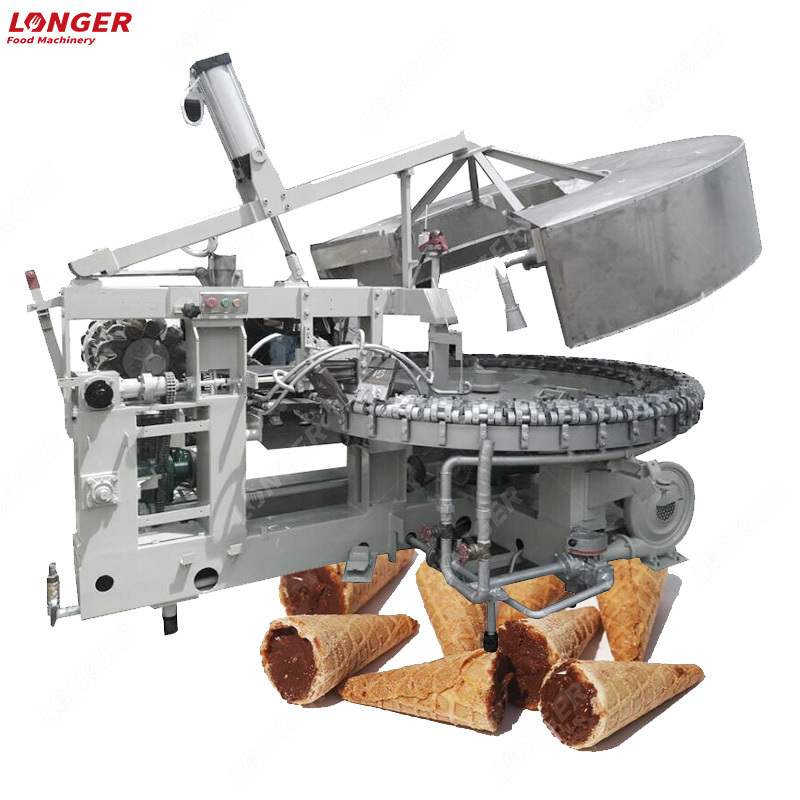 Rolled Cone Production Line Stroopwafel Maker Machine