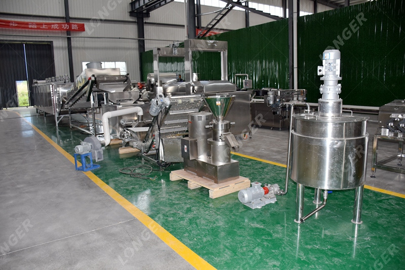 Commercial Automatic Peanut Butter Production Line Peanut Butter Making Machine