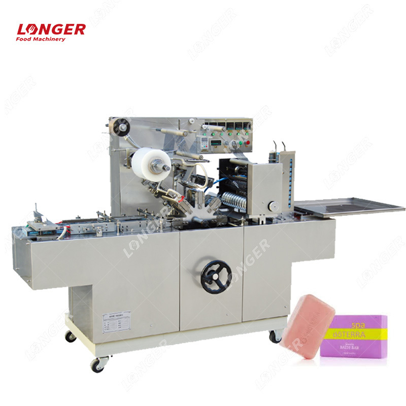 Automatic Chocolate Candy Wrapper Over Wrapping Packaging Tea Packing Machine In Small Box With Wrap Cover