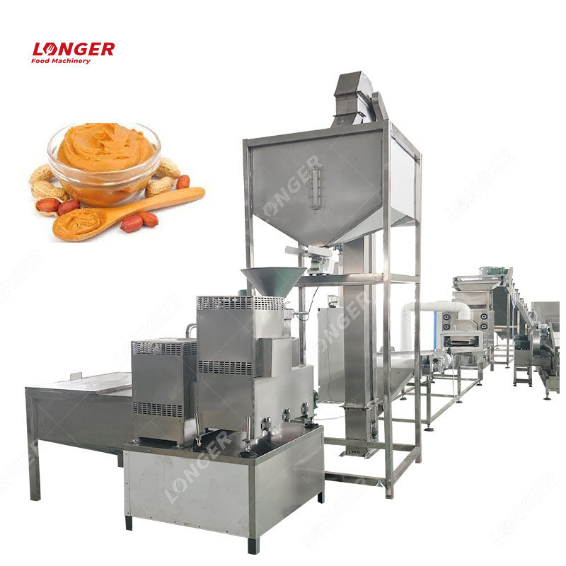 Industrial Peanut Butter Processing Production Line Automatic Peanut Butter Making Machine