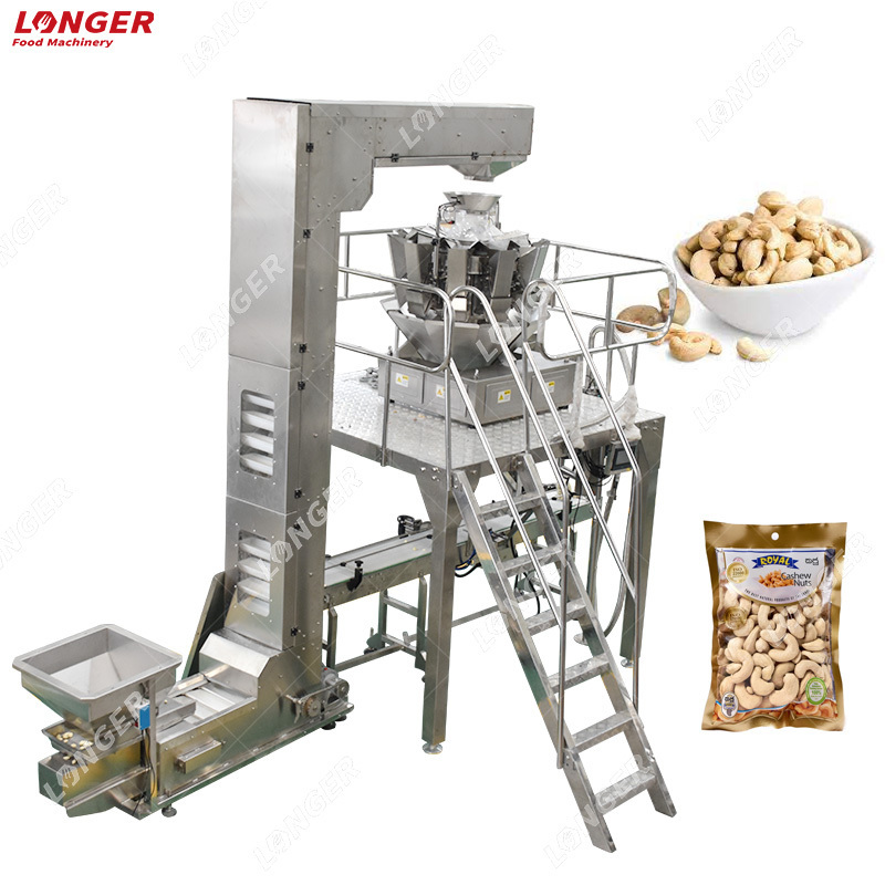 Automatic Snacks Popcorn Pouch Weighing Packaging Machine Price 10 kg Sunflower Seeds Sesame Seed Nimko Packing Machine