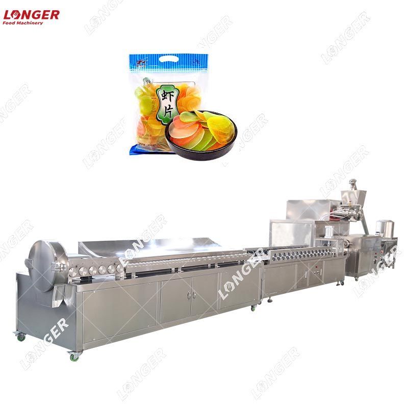 Factory Price Shrimp Chips Extruder Fish Prawn Crackers Making Machine Prawn Cracker Machine