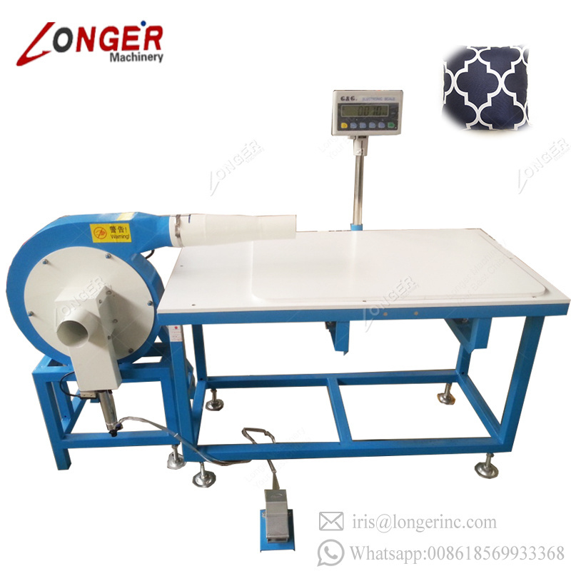 Automatic Latex Pillows Making Blowing Machine Polyester Fibre Pillow Filling Machine