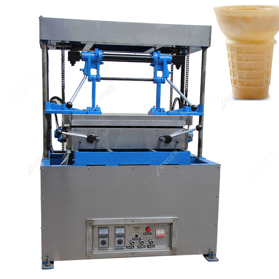 Semi Automatic 32 Molds Wafer Ice Cream Cone Making Machine price