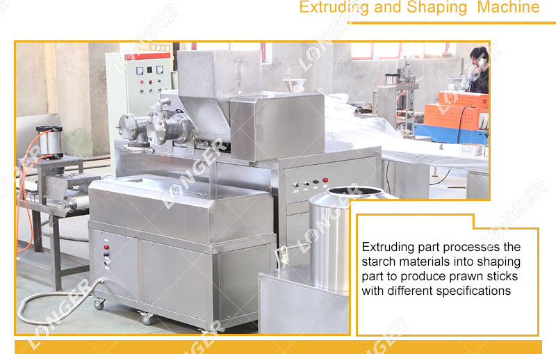 Factory Price Shrimp Chips Extruder Fish Prawn Crackers Making Machine ...